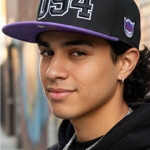 Pokémon Gengar 094 Bioworld Elite Flex Purple & Black Snapback Hat